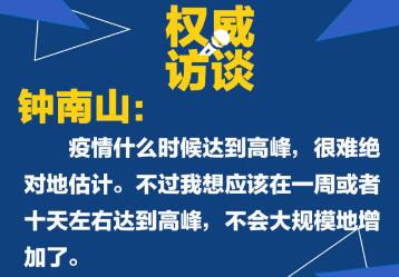 病例還會不會大規(guī)模增加？聽鐘南山怎么說