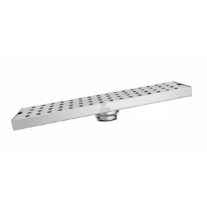 FIFA 304-SS (18"x 4") Shower Drain Channel with Cockroach Trap - Side Hole